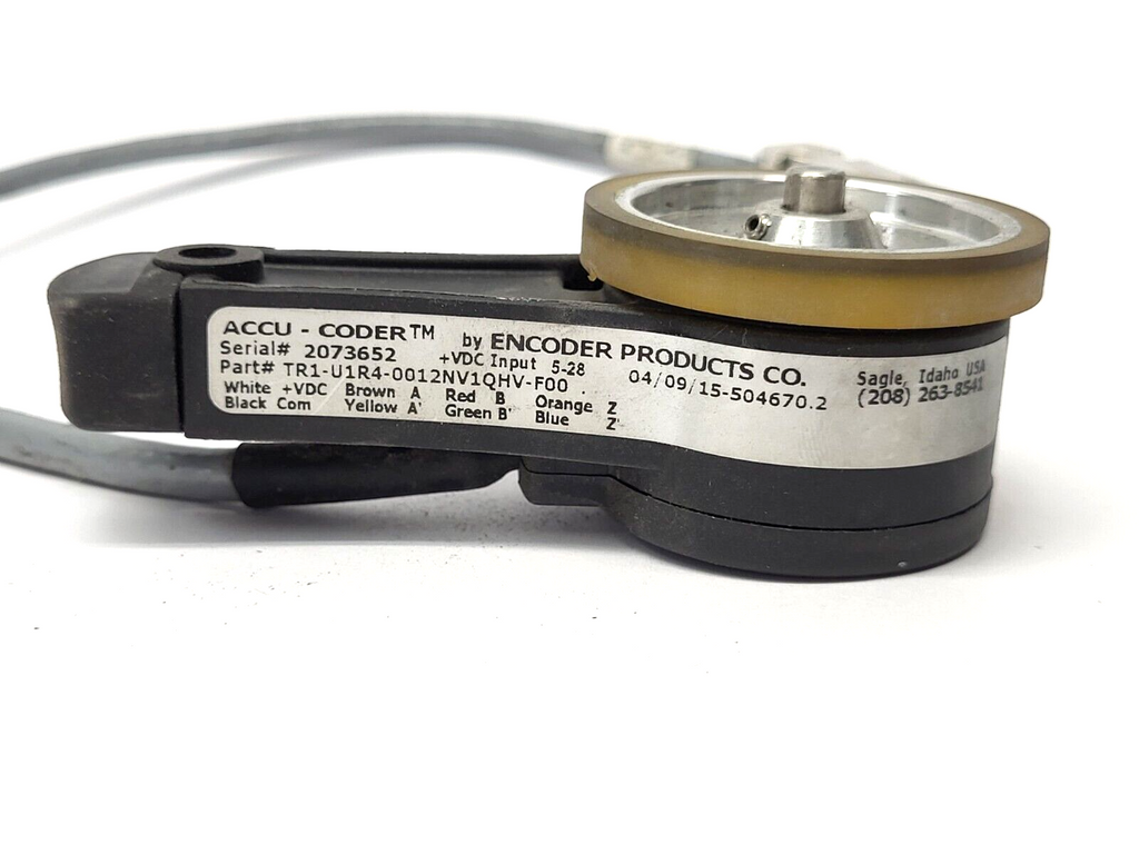 Encoder Products TR1-U1R4-0012NV1QHV-F00 Accu-Coder