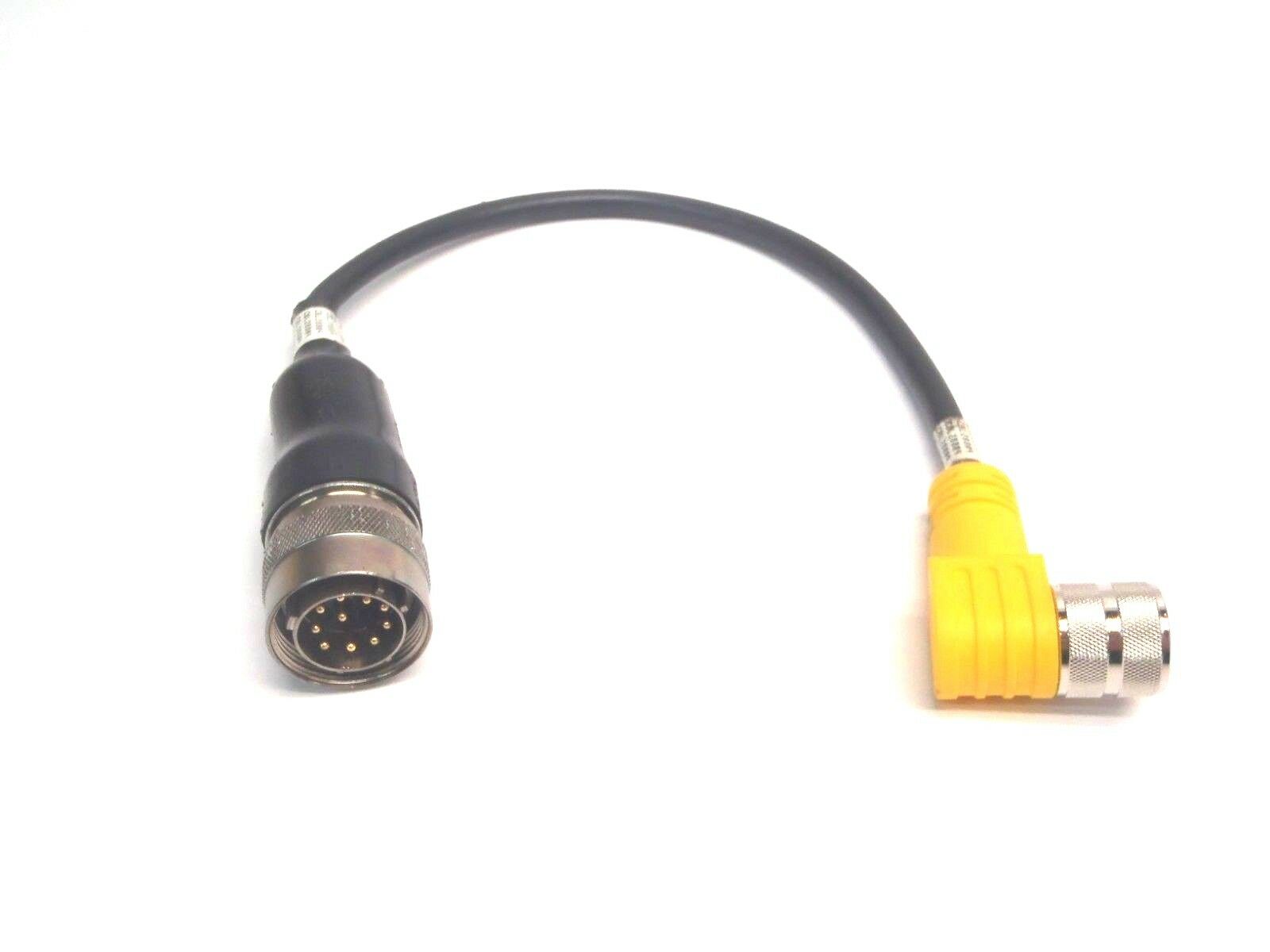 Turck Angled M16 Plug to Hellermann 12 Pin Cordset 9" Cable - Maverick Industrial Sales