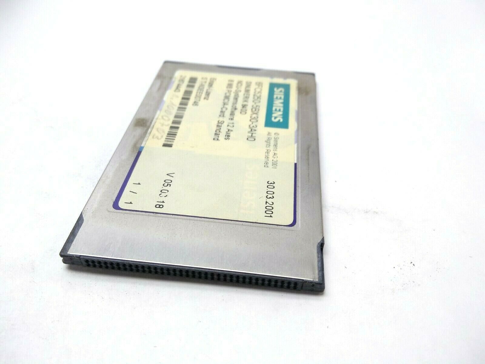 Siemens 6FC5250-5BX30-3AH0 Sinumerik 840D NCU-Systemsoftware 12 Axes 8MB - Used - Maverick Industrial Sales