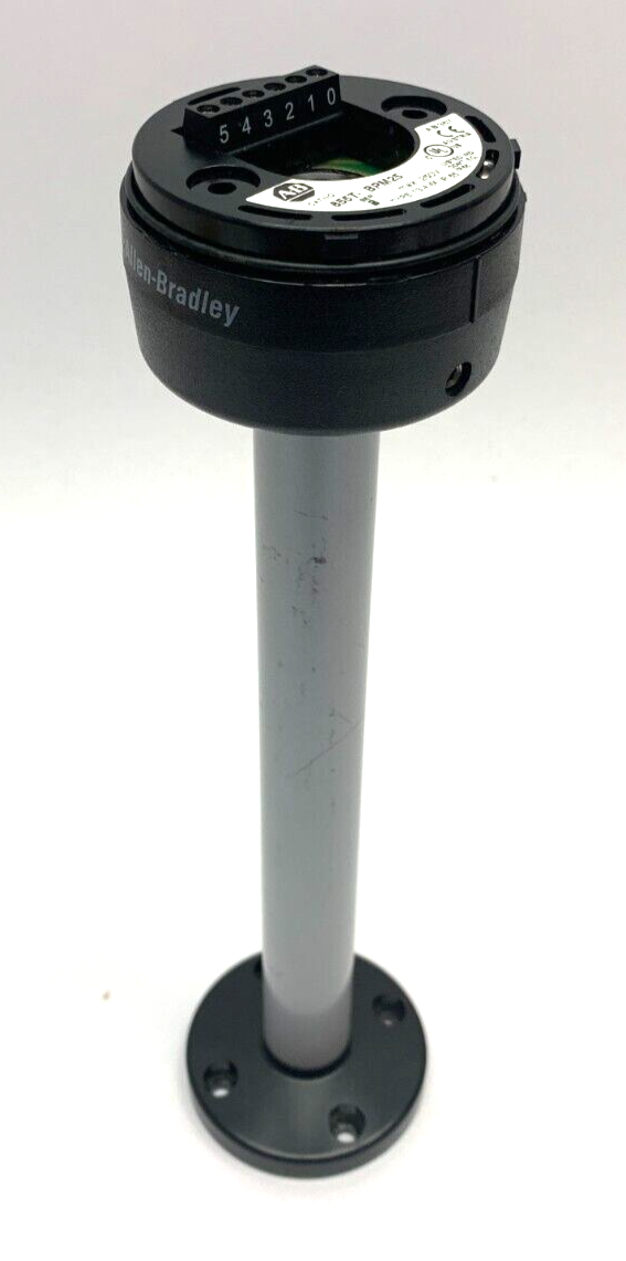 Allen Bradley 855T-BPM25 Ser. B Stack Light 25cm Pole Mounting Base w/ Foot - Used - Maverick Industrial Sales