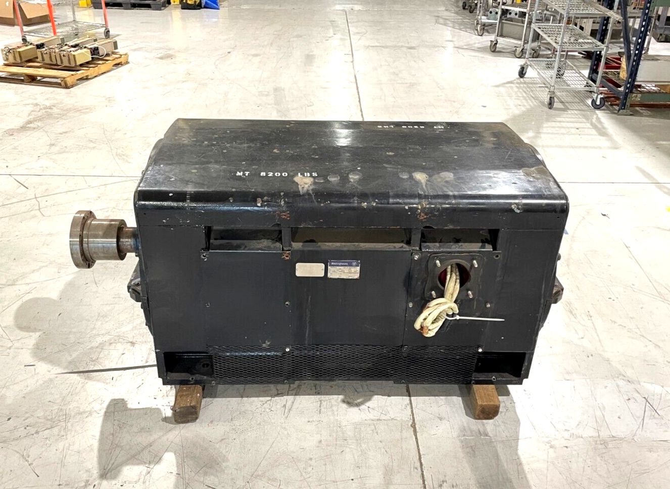 Westinghouse 1250 HP LAC Induction Electric Motor, 4160V, HSW2, Life-Line D - For parts or not working - Maverick Industrial Sales