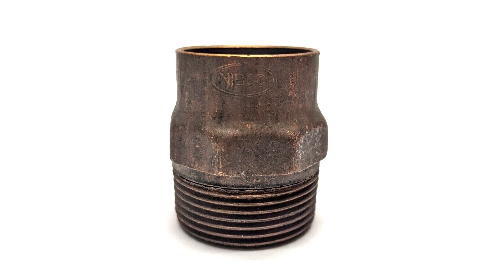 NIBCO 1-1/4" MNPT Threaded Copper Fitting to 1-1/4" Tube Adapter Sweat Fitting - Maverick Industrial Sales