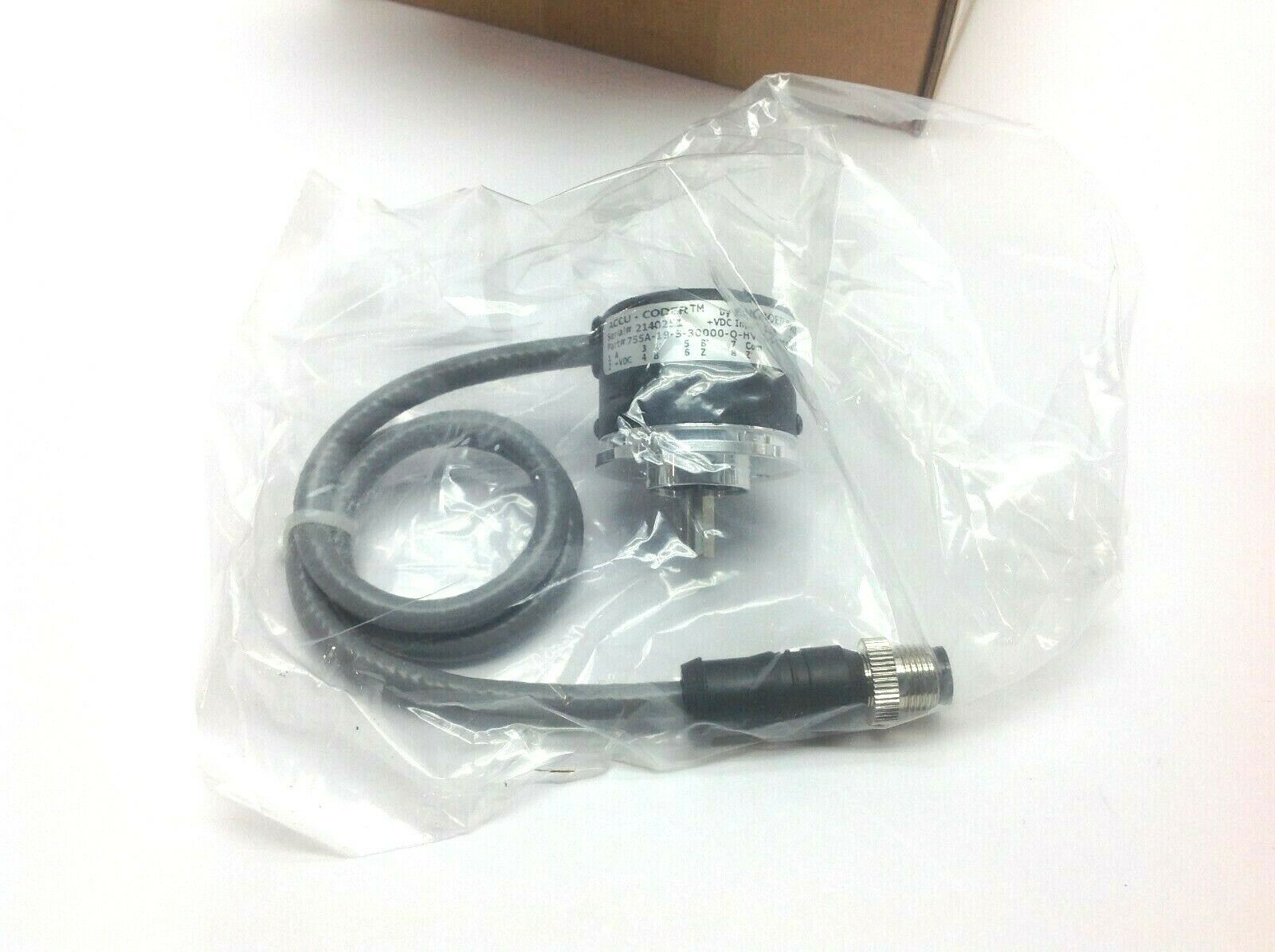 Encoder Products Accu-Coder 755A-19-S-30000-Q-HV-1-S-K00-N Series 755A - New – Open box - Maverick Industrial Sales