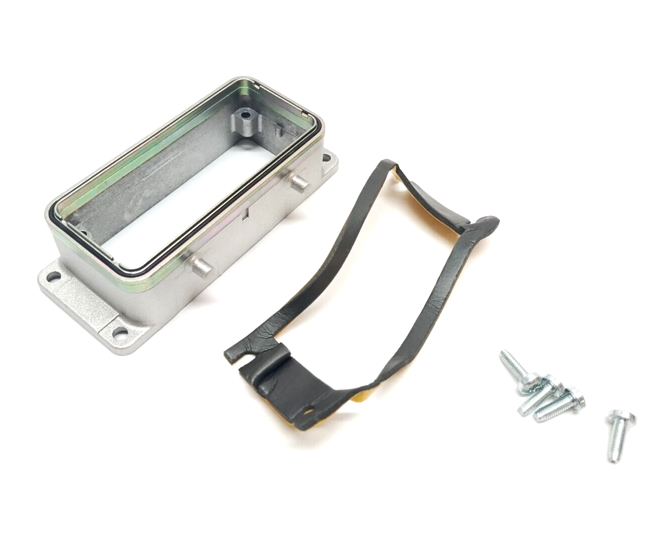 Harting 09628160303 Han EMC/B 16 Base Panel Bulkhead Mounted Housing - New – Open box - Maverick Industrial Sales