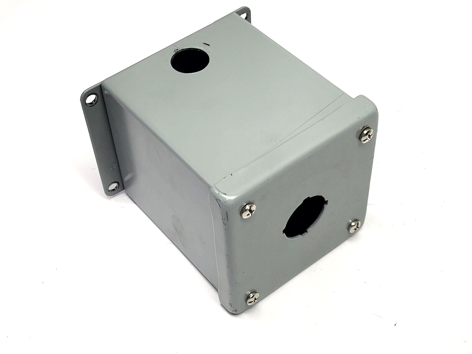 Hoffman E1PBX Extra-Deep Pushbutton Enclosure 4" x 4" x 4-3/4" - Used - Maverick Industrial Sales
