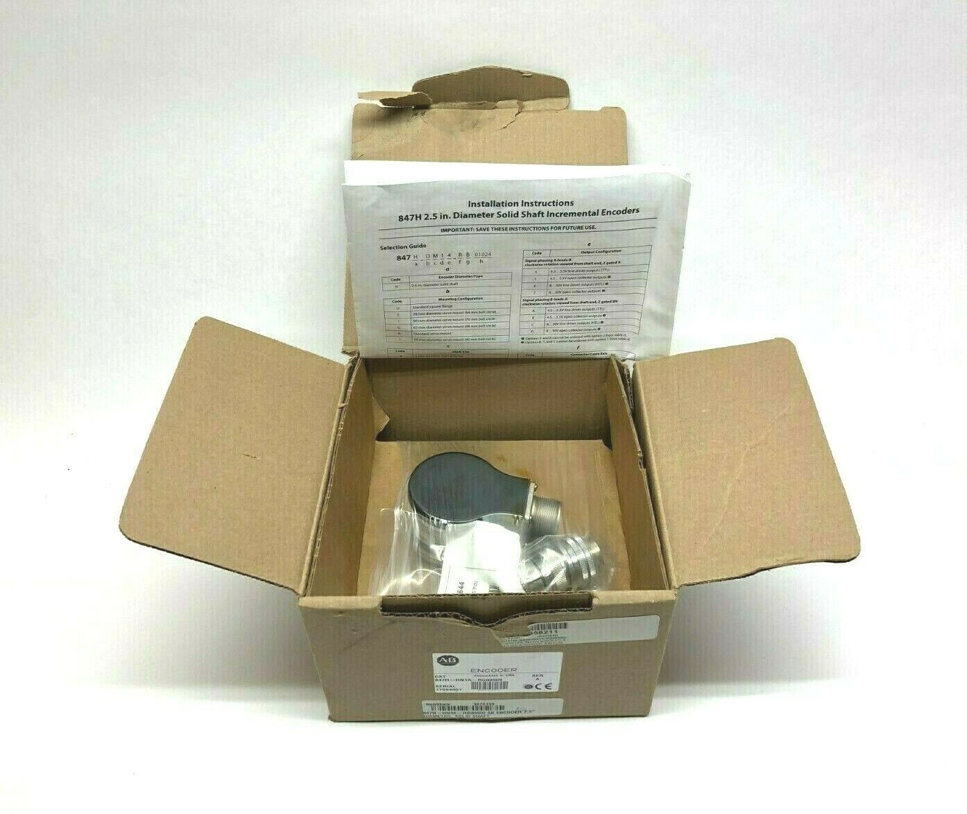 847H-HN1A-RG00500 | Allen Bradley Ser. A Encoder - New Other - Maverick Industrial Sales