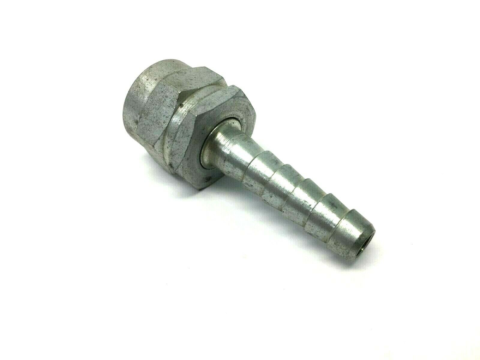 Steel Barbed Swivel Fitting 1/2" ID Hose x 5/8" Female - New – Open box - Maverick Industrial Sales