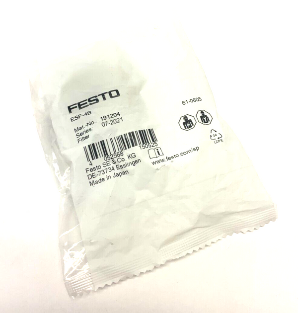Festo ESF-4B Vacuum Filter 191204 - Maverick Industrial Sales