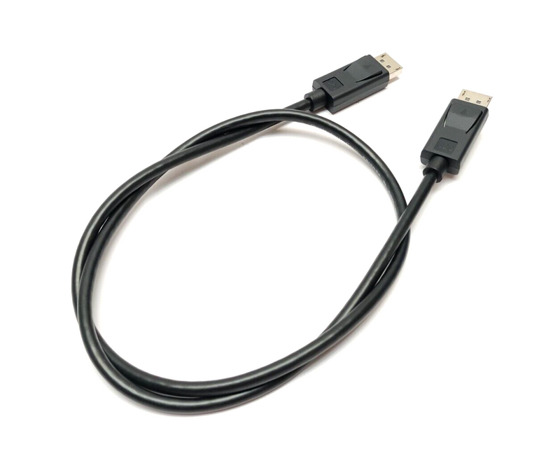 C2G 54400 Male To Male DisplayPort Cable w/ Latches 3ft, Black, LOT OF 2 - Maverick Industrial Sales