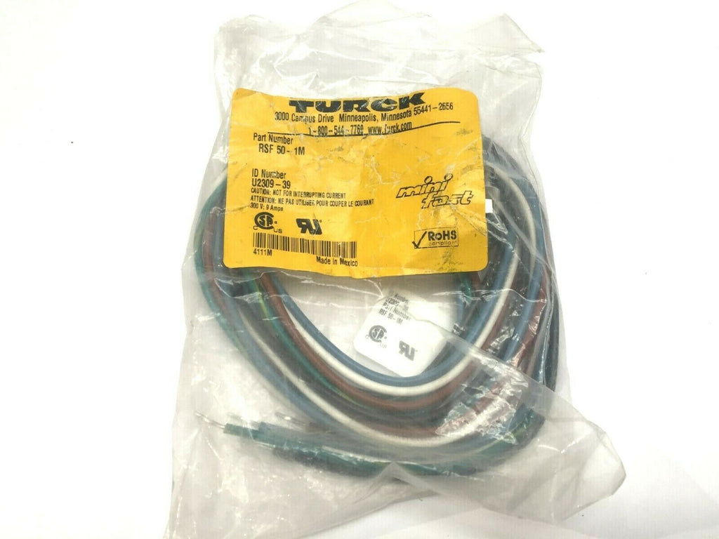 Turck Rsf 34-0.5 M/Npt、Powerfast Single-Ended Receptacle、U 2