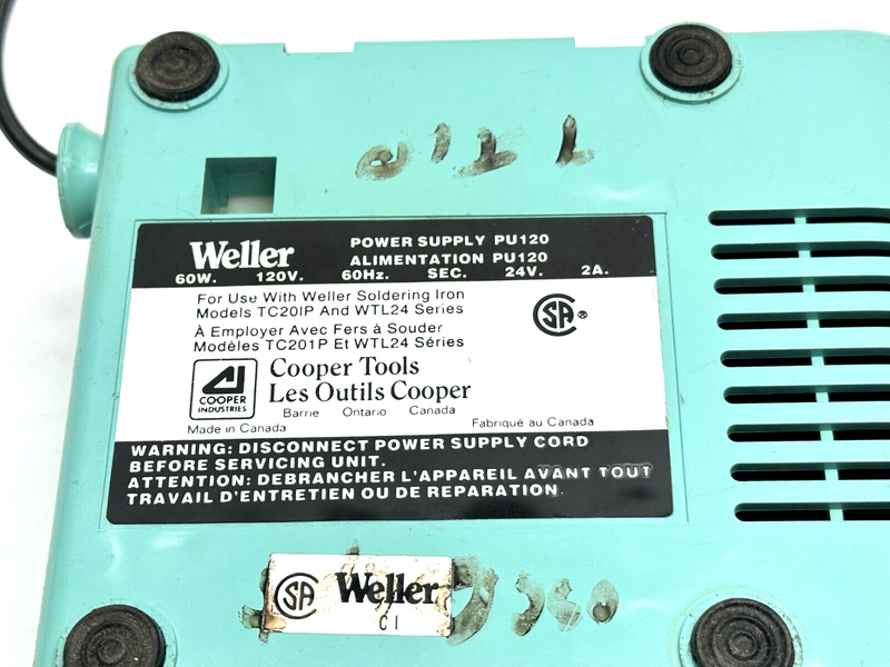 Weller WTCPS Soldering Station Power Supply 60W - Maverick Industrial Sales