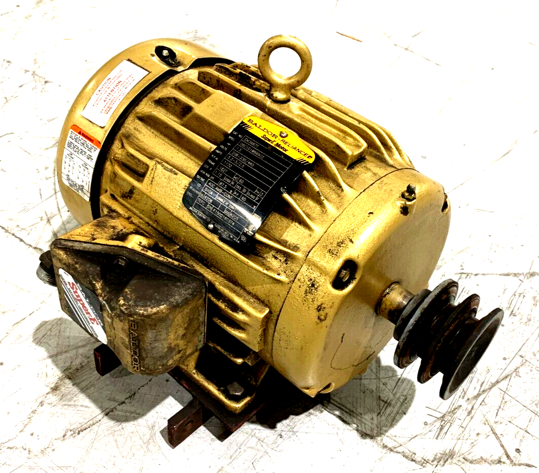 Baldor-Reliance EM3667T Super-E Motor 1.5HP 1170RPM 3PH 60HZ 182T 0630M Ser. F - Maverick Industrial Sales