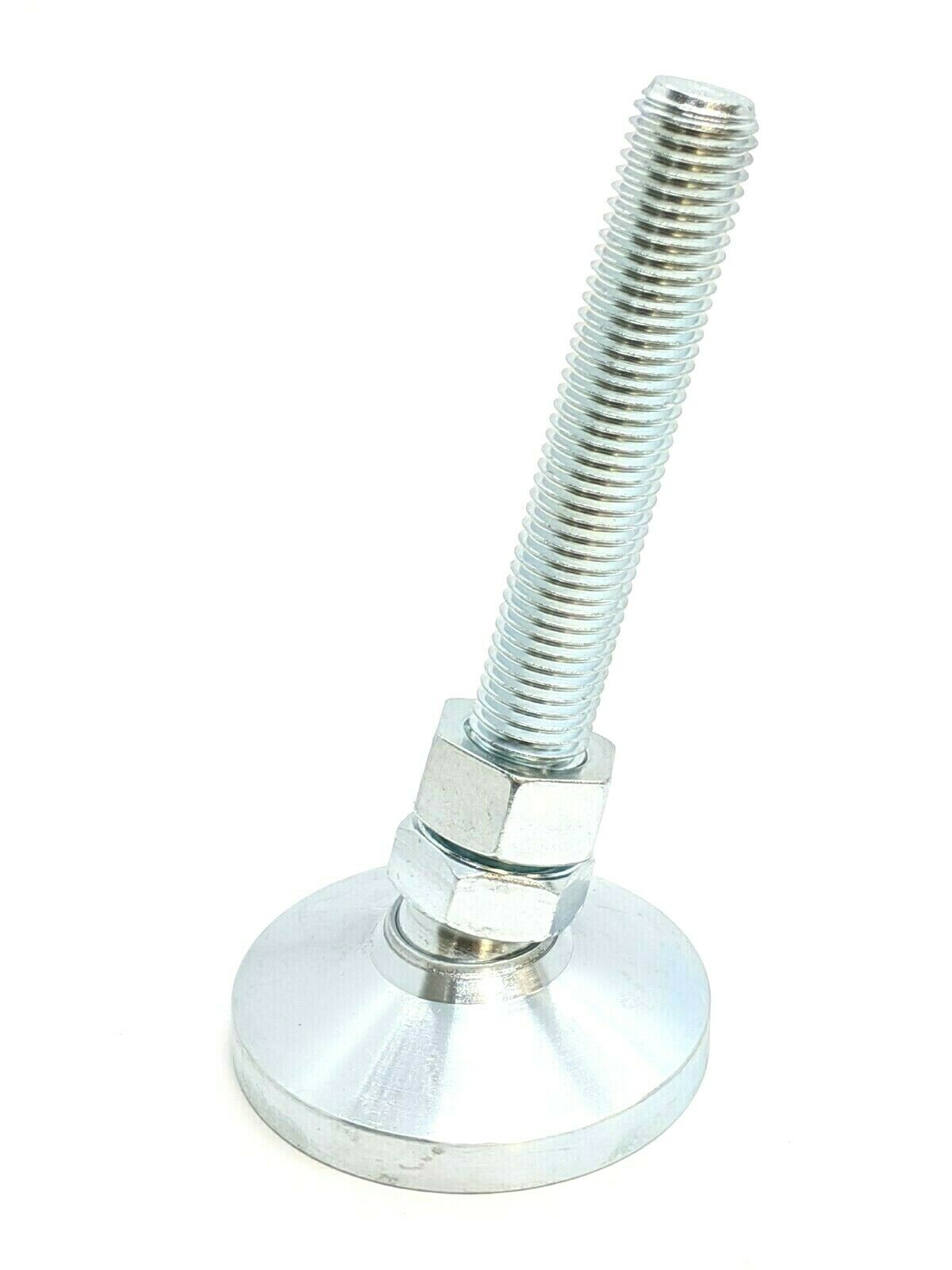 MiSUMi LEMNT16-100 Rotary Adjuster Feet 100mm Screw Length, M16, 64mm Feet Dia. - Maverick Industrial Sales