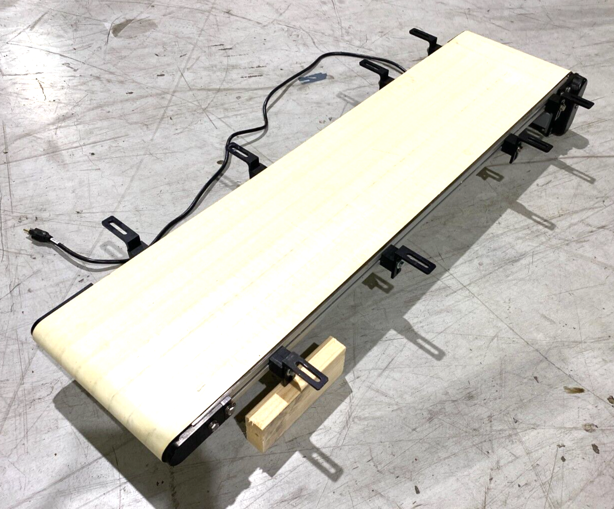 Brother GF12N030-BMLD1AX Induction Motor Flat Belt Conveyor 12.5" W x 53" L - Maverick Industrial Sales