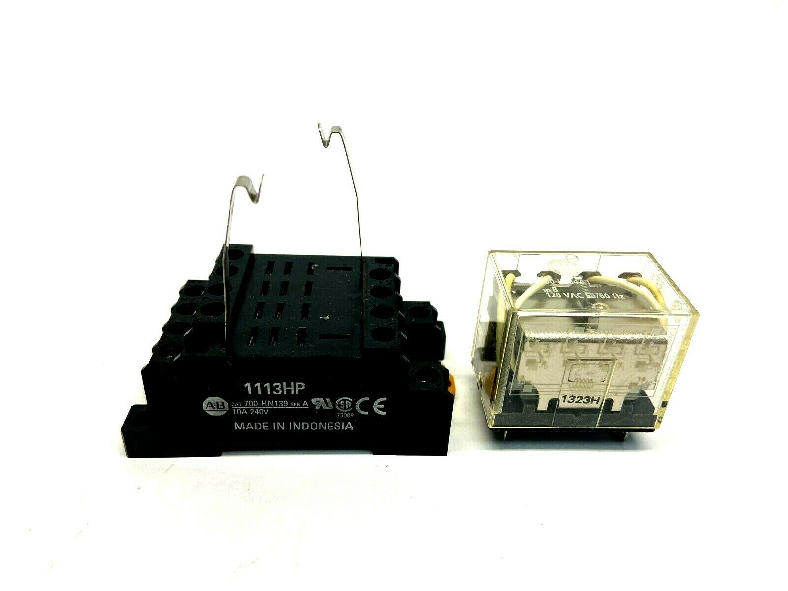 Allen Bradley 700-HN139 Ser A Socket w/ 700-HF34A1 Ser B Relay - Maverick Industrial Sales