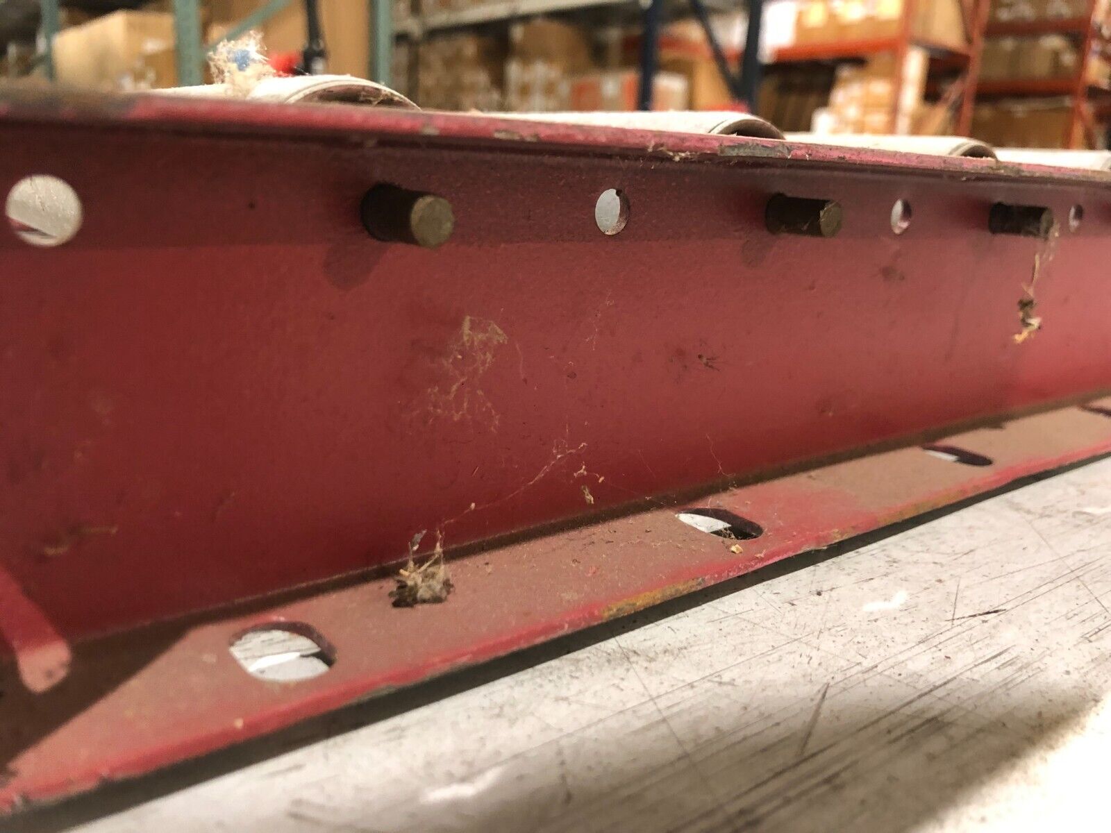 Gravity Flow Rolling Conveyor, 24"W x 10' Sections, LOT OF 4 Sections, 40-Feet - Used - Maverick Industrial Sales