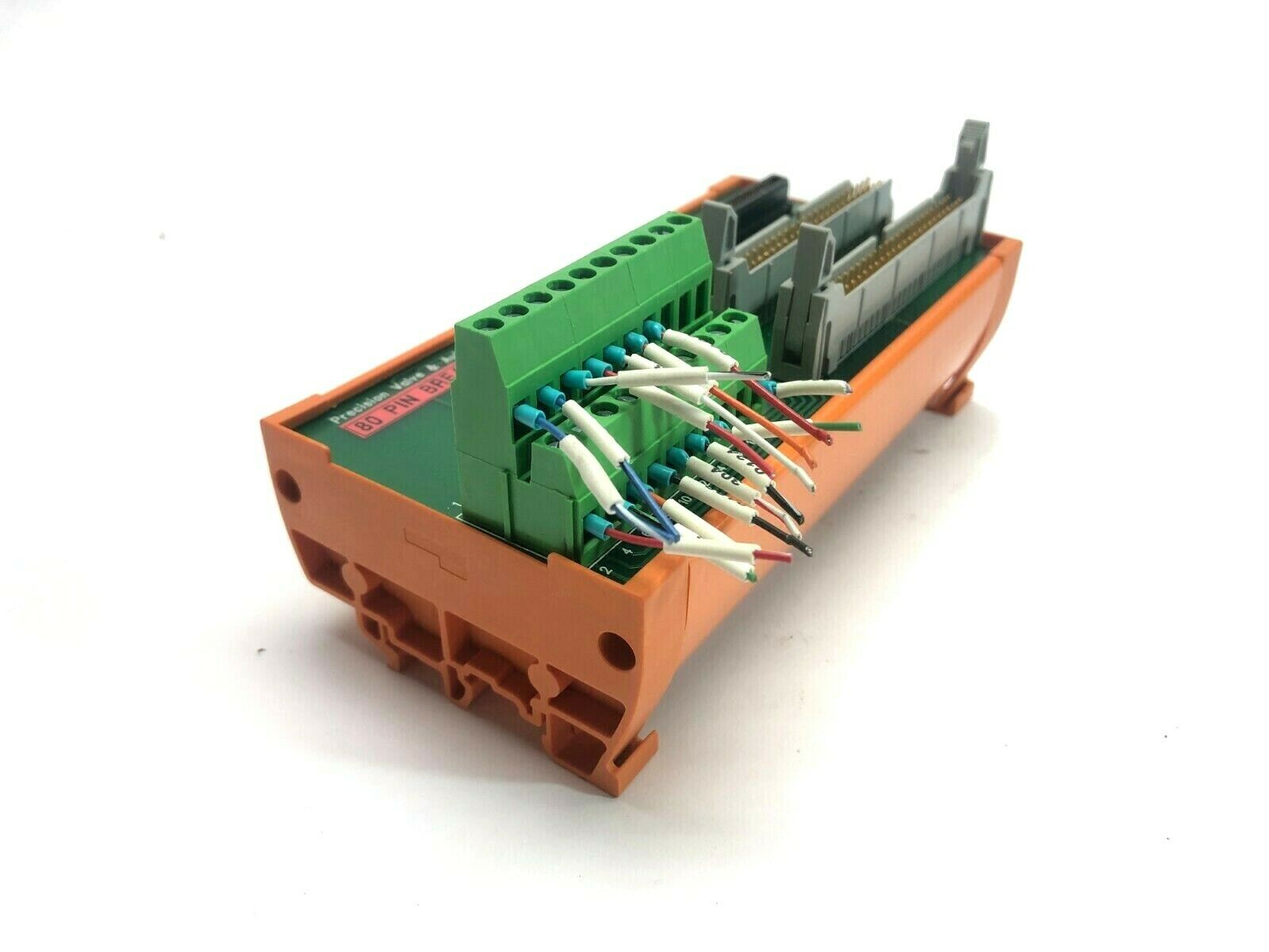 Precision Valve & Automation 20 Contact 80 Pin Breakout Module FOR PARTS - For parts or not working - Maverick Industrial Sales