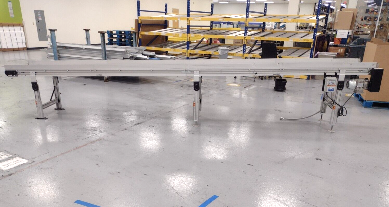 Dorner 32EDM24-1800200D040401 18 Ft x 24" Flat Belt Conveyor 3200 Series - Maverick Industrial Sales
