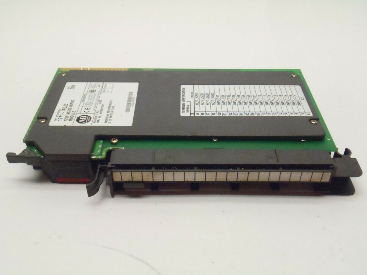 1771-IAD/D Rev B02 | Allen Bradley 1771-IAD/D AC/DC Input Module 120V Rev B02 - Used - Maverick Industrial Sales