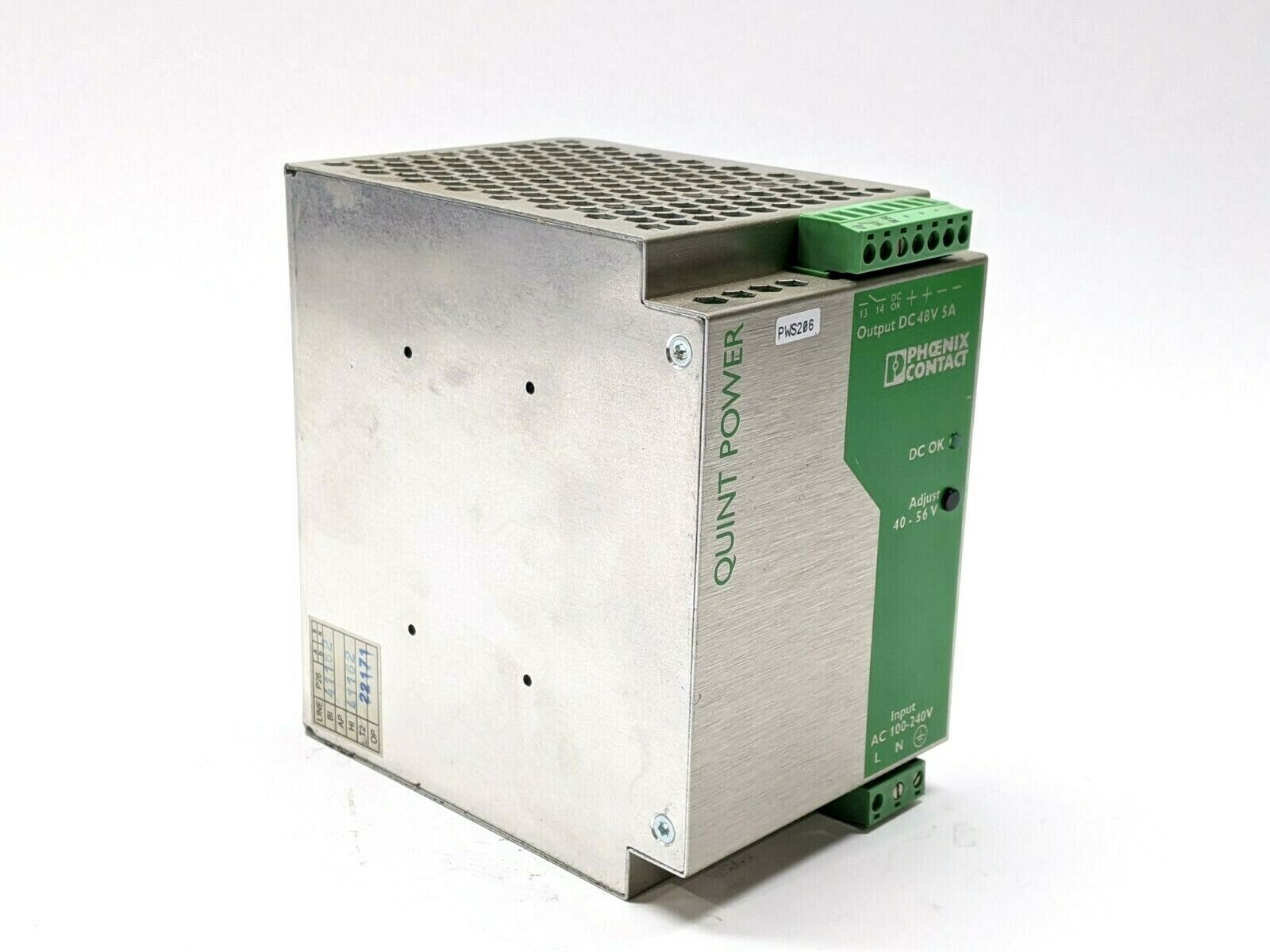 Phoenix Contact QUINT-PS-100-240AC/48DC/ 5 Power Supply 2866255 - Used - Maverick Industrial Sales