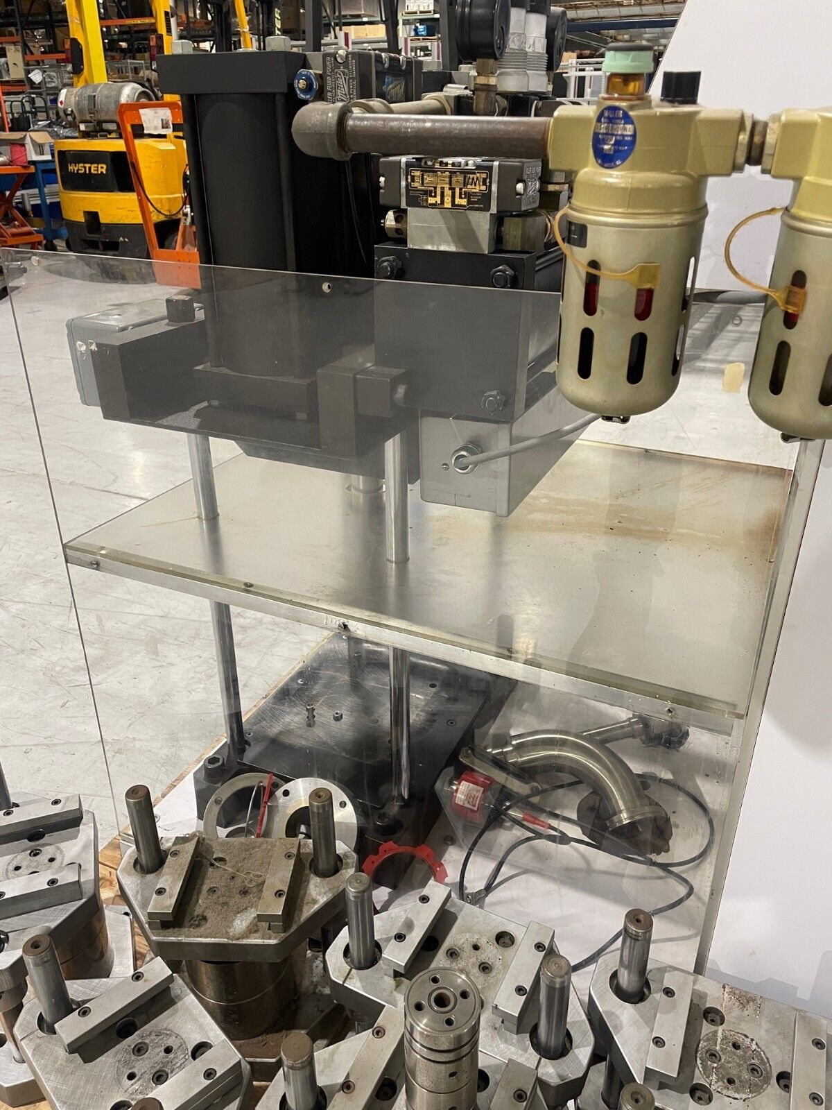 AGL Cold Welder, 12 Ton Welding Machine, Vacuum Dies and CRC Clean Room Hood - Used - Maverick Industrial Sales