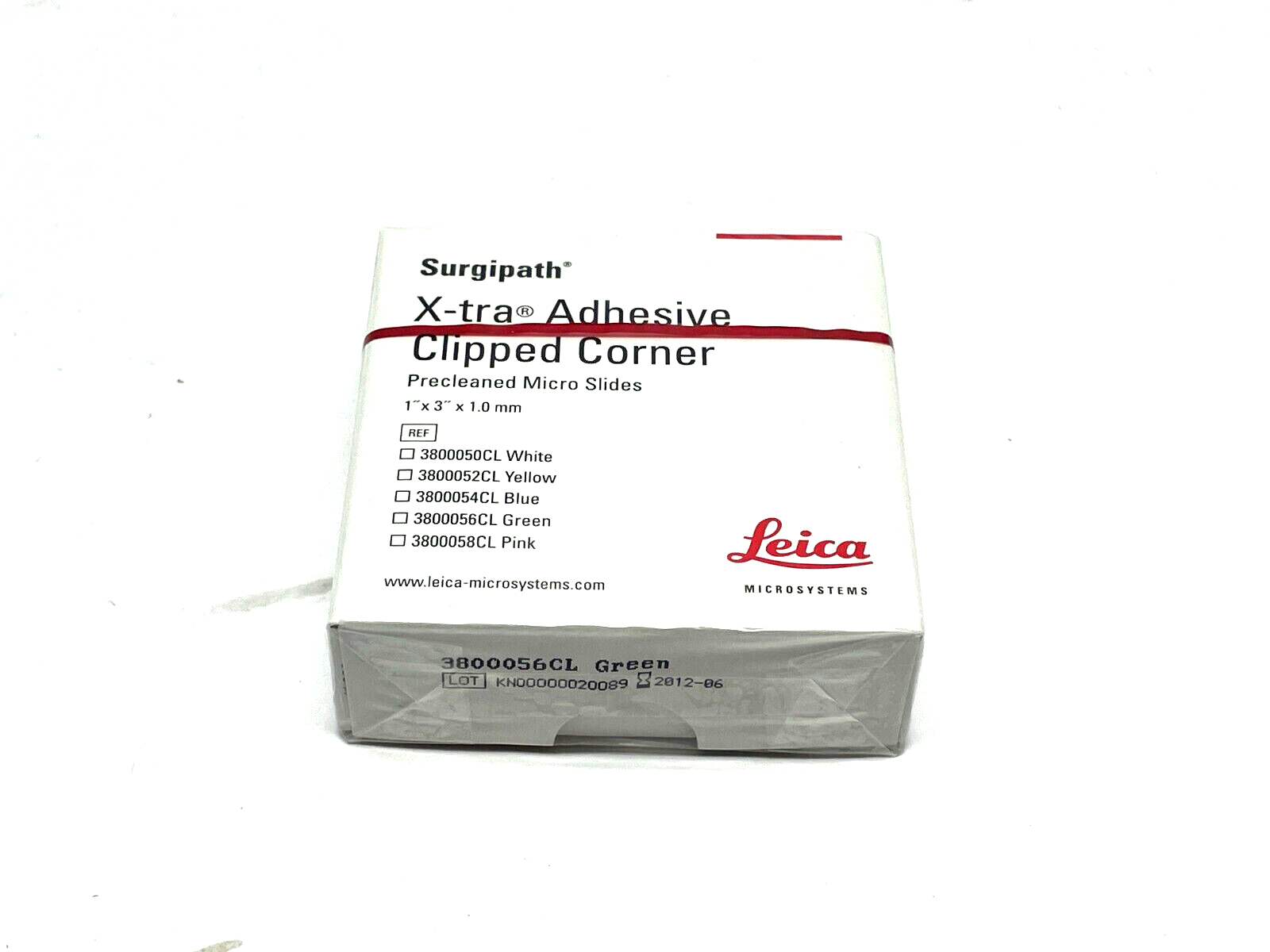 Leica Surgipath X-Tra 380056CL Micro Slides 1/2 Gross - New - Maverick Industrial Sales