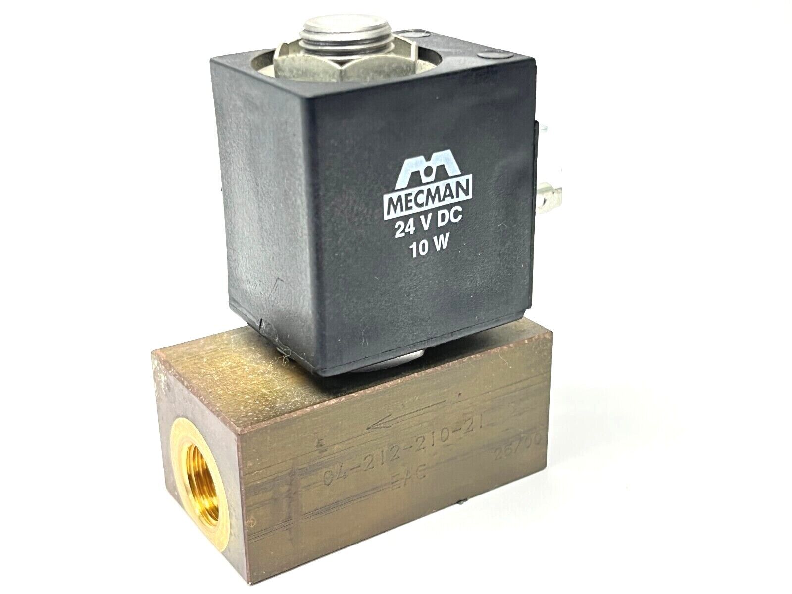 Rexroth 04-212-210-21 EAC 26/00 w/ Mecman 24VDC 10W Coil - Used - Maverick Industrial Sales