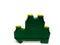 Woertz 3430/4V Green Yellow Terminal Block Two-Step 300/500V 4mm 18-12 AWG - Maverick Industrial Sales