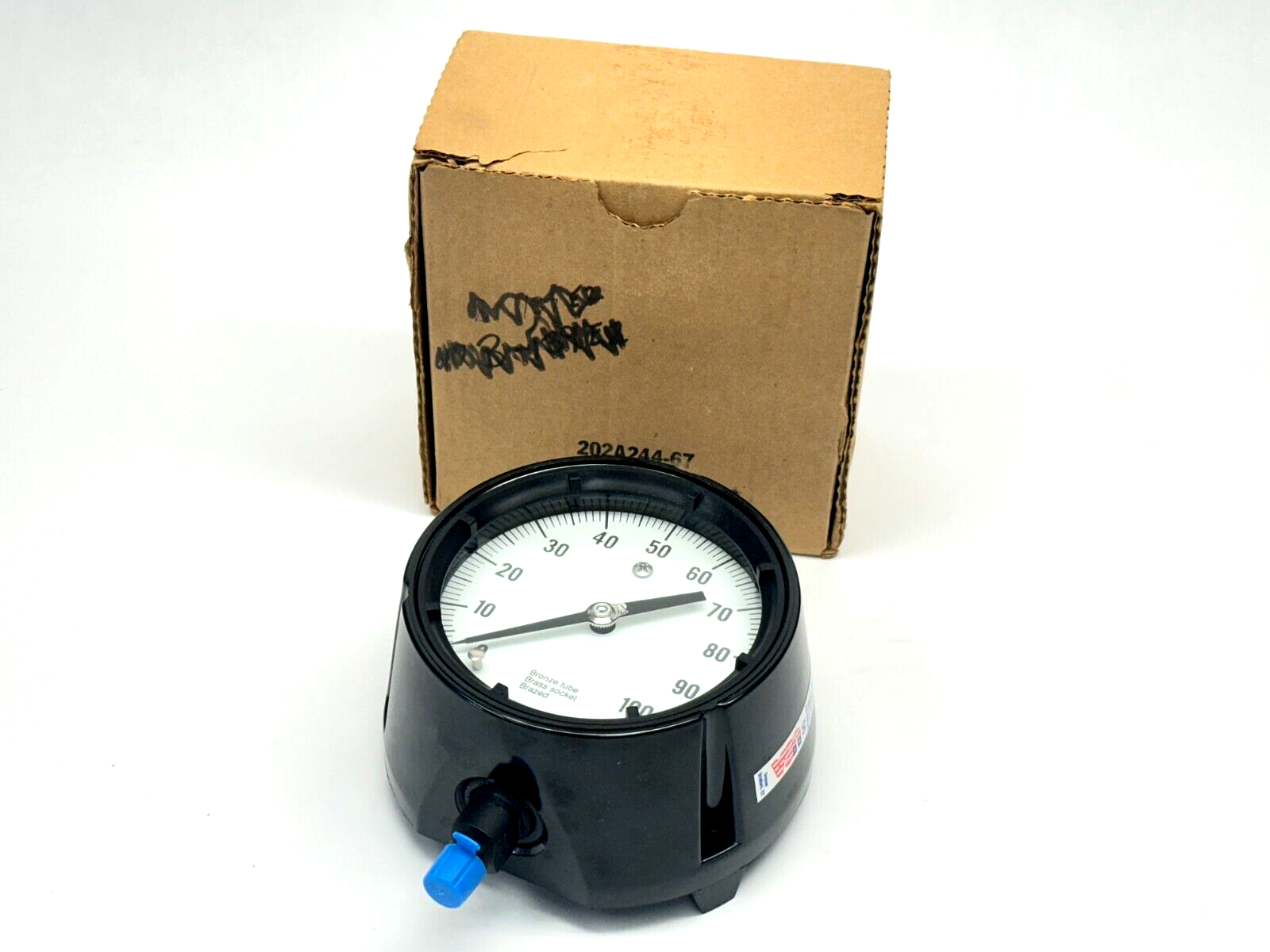 Ashcroft 202A244-67 Duragauge 0-15PSI 4-1/2" 1/4" NPT - Maverick Industrial Sales