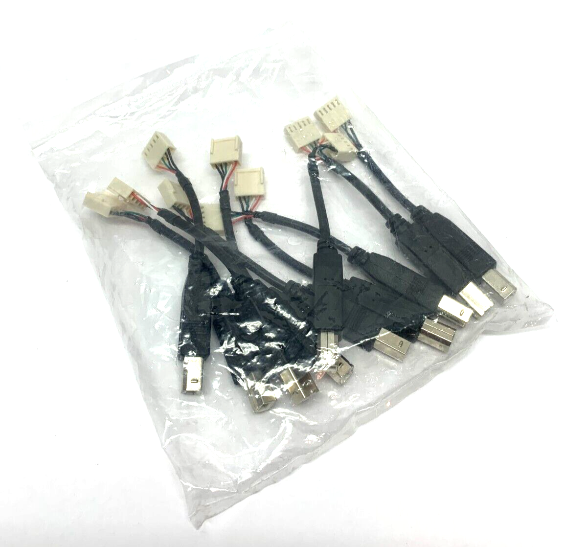 14194 | Bulgin Cable Adapter USB B Male 5-Pin Male L: 0.1m PX Connector PACK OF 10 - New - Maverick Industrial Sales
