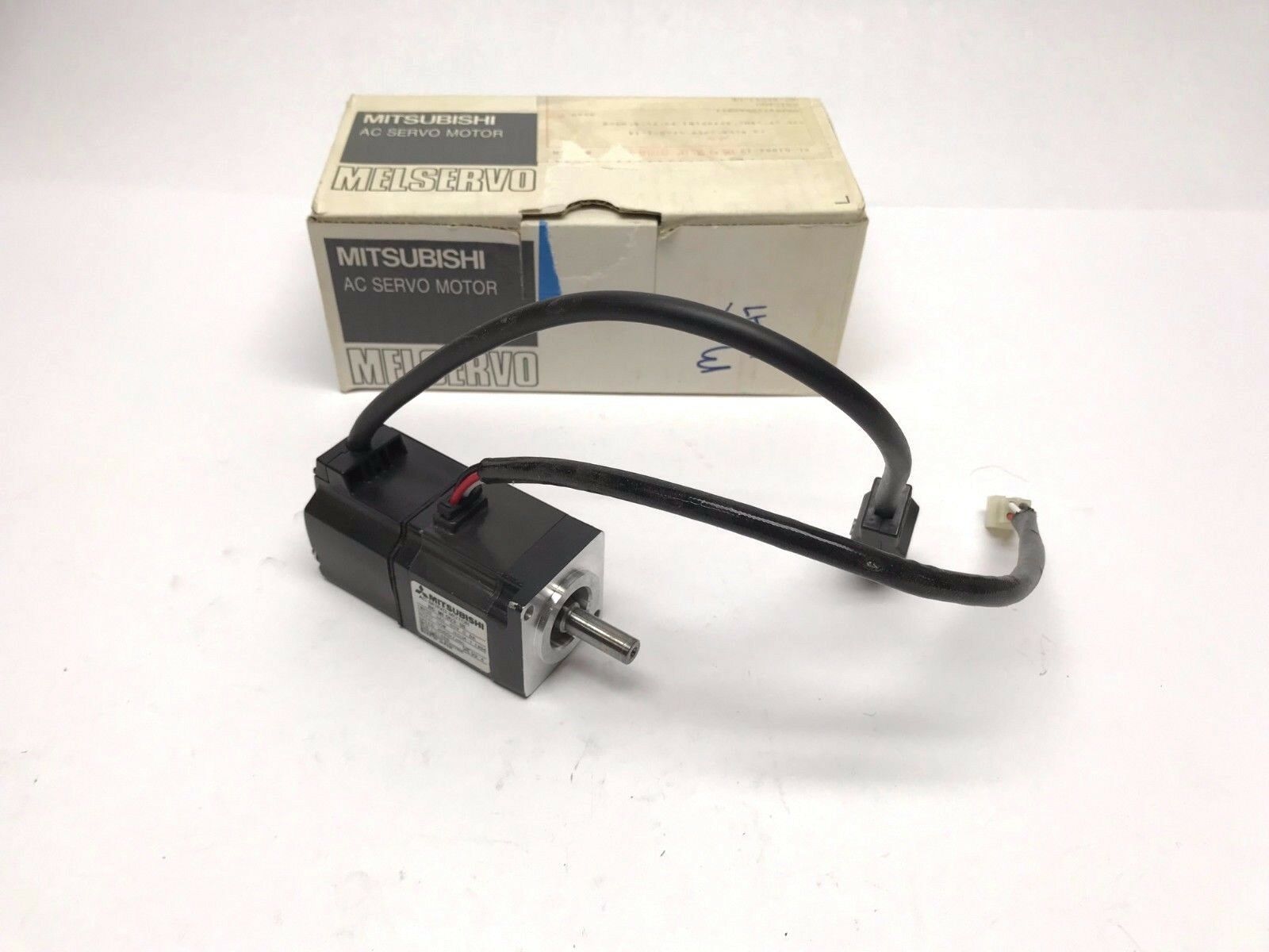 Mitsubishi AC Servo Motor Model: HC-MF053-UE, 3000 rpm, 50W, 60V, 3AC - Maverick Industrial Sales