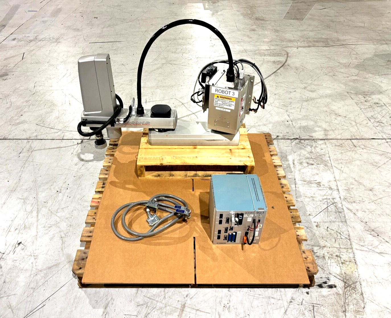Yamaha YK800XG High Speed Scara Robot, RCX144 Controller, RGU-3 Regenrative Unit - Maverick Industrial Sales