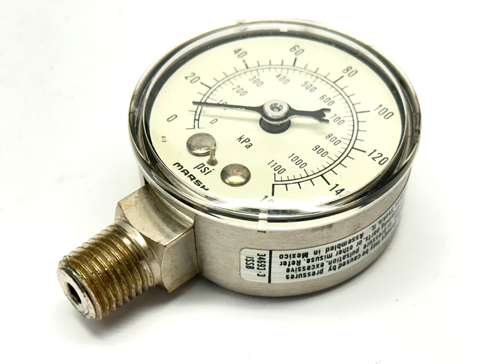 Eberline MTGA8 Pressure Gauge 34693-3 - Maverick Industrial Sales