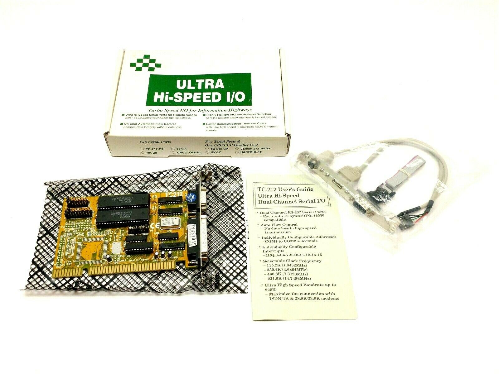 TC-212-S2 Ultra Hi-Speed I/O Dual Channel Serial I/O Board - New – Open box - Maverick Industrial Sales