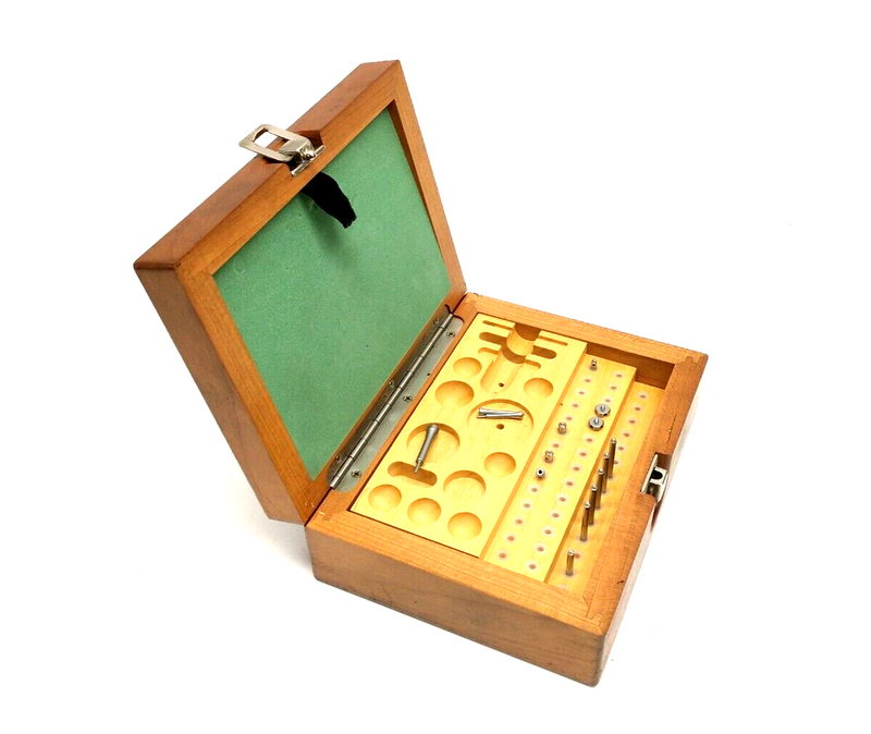 Renishaw Wooden Storage Box With Assorted Lot Of Styli Extensions - Maverick Industrial Sales