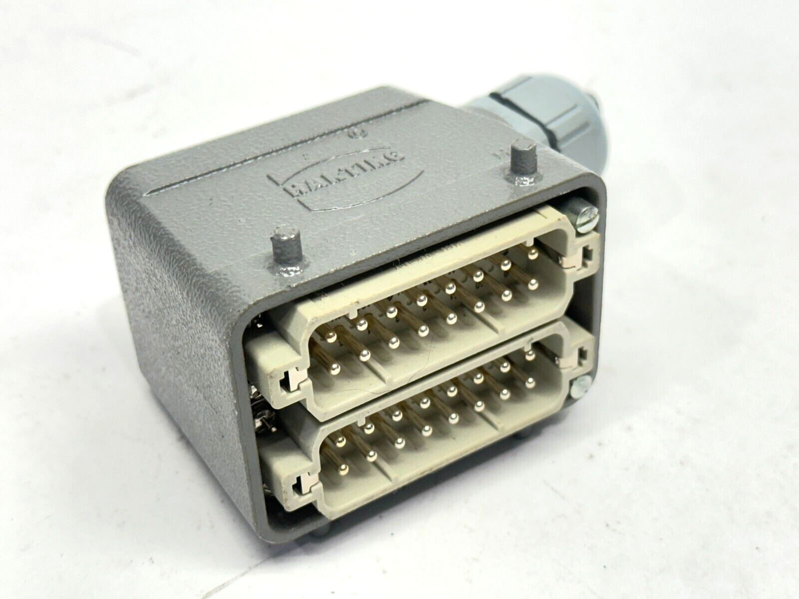 Harting 09 20 032 1520 Han A Hood w/ 09 20 016 2812 / 09 20 016 2613 Plugs - Maverick Industrial Sales