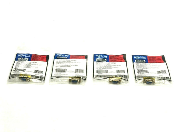 Tripp Lite P160-000 VGA Mini Gender Changer HD15 Female to Female LOT OF 4 - Maverick Industrial Sales