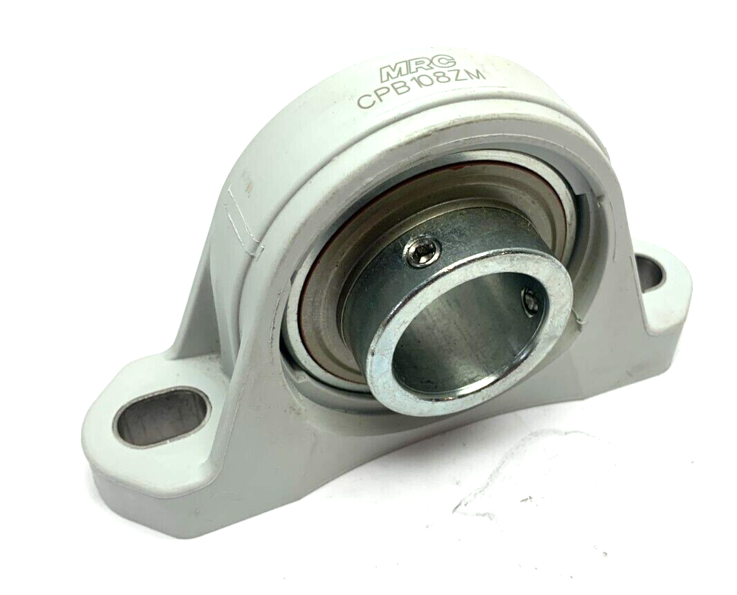 CPB108ZM | MRC Pillow Block Bearing Wash Down w/ RRZ1108BRR Bearing - New – Open box - Maverick Industrial Sales