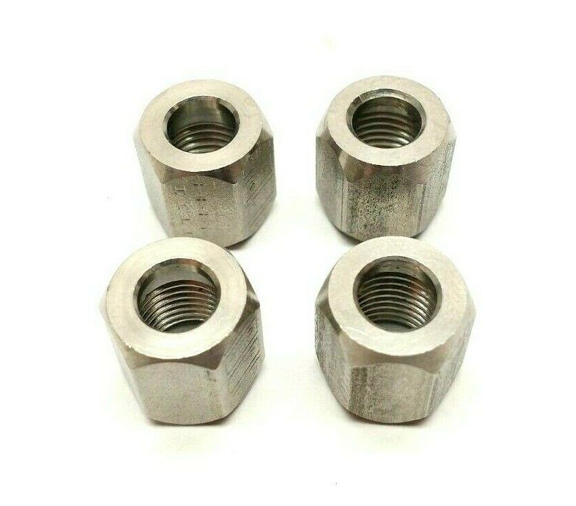 Parker 4 BTX-SS Flared Tube Nut 37 Degree 316 SS 1/4" Tube 7/16"-20 LOT OF 4 - New – Open box - Maverick Industrial Sales