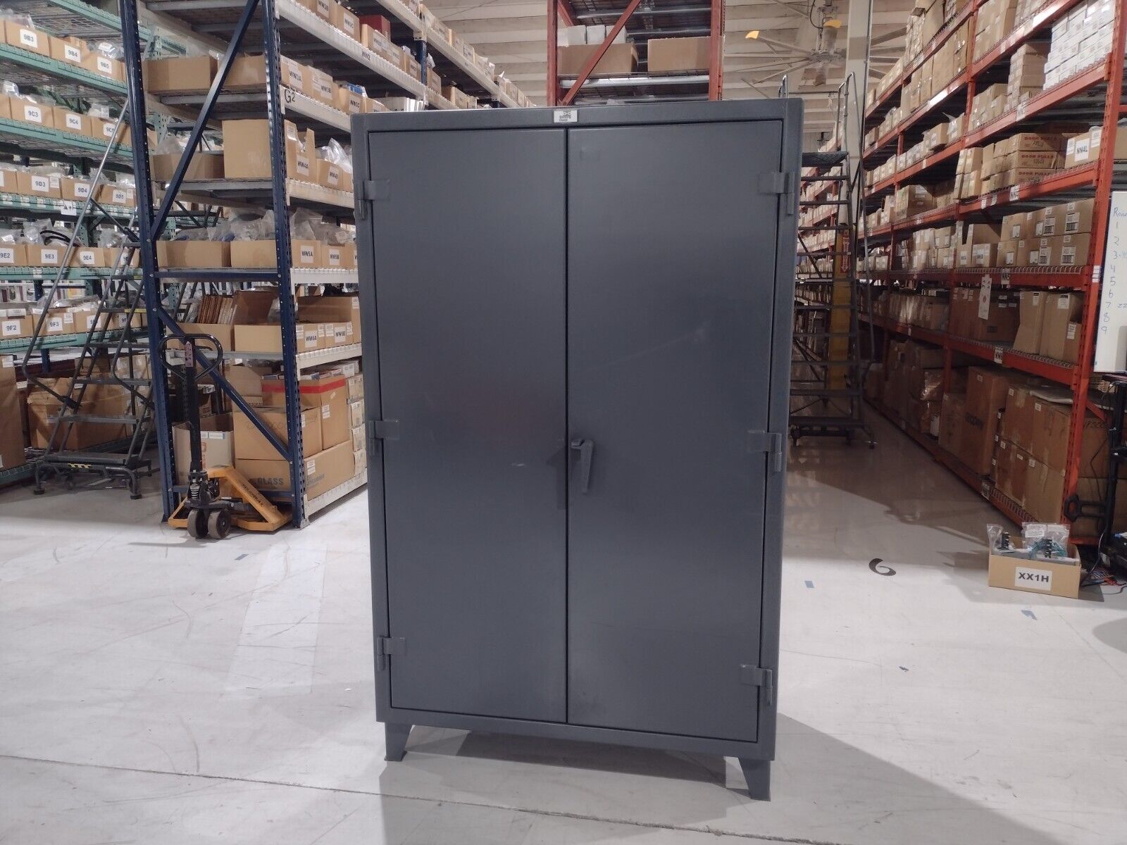 .46-BB-240/1G | Stronghold Extreme Duty 12 GA All Bin Cabinet 46" x 24" x 78" - Used - Maverick Industrial Sales