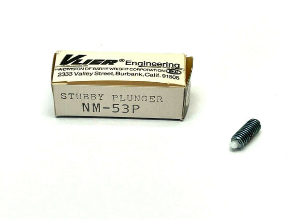 Vlier NM-53P Stubby Plunger #10-32 Thread - Maverick Industrial Sales