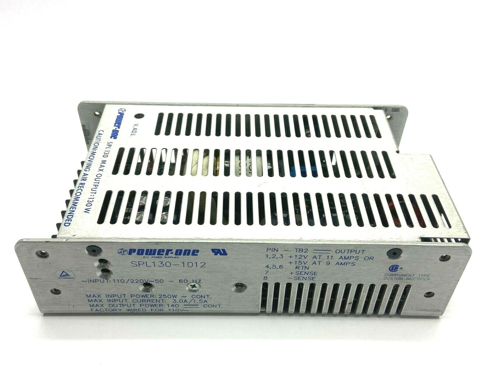 Power-One SPL130-1012 Power Supply 110/220V 50/60Hz - Maverick Industrial Sales