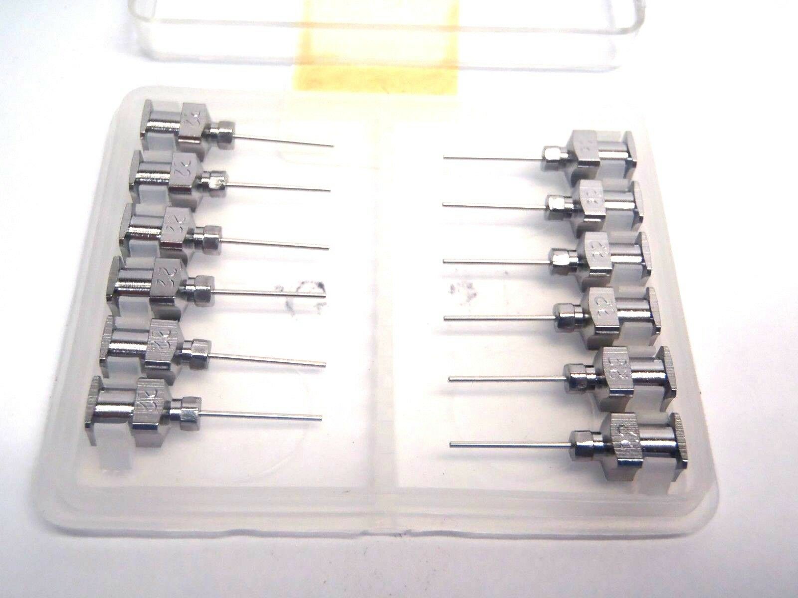 42-1722 | Lot of of (12) Iwashita Engineering 22 Gauge x 13mm, Metal Needles - New Other - Maverick Industrial Sales