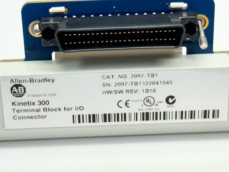 Allen Bradley 2097-TB1 Rev 1B10 Kinetix 300 Terminal Block For I/O Connector - Maverick Industrial Sales