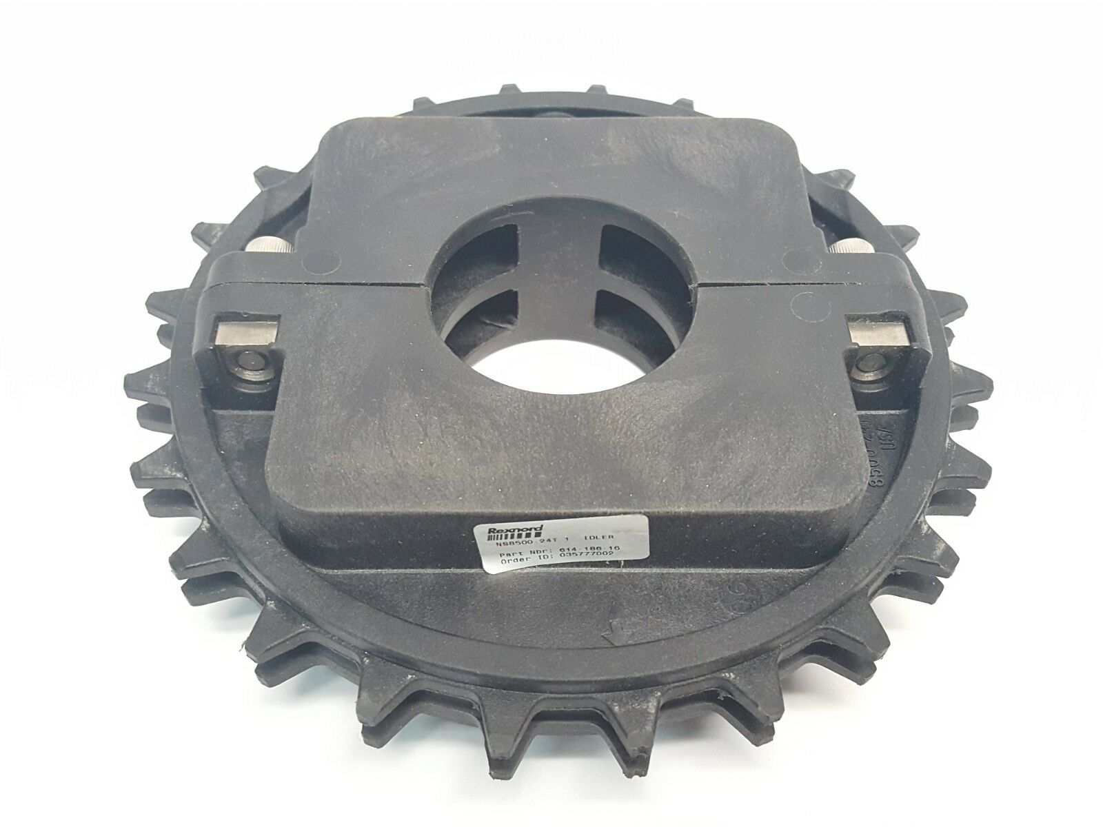 Rexnord NS8500-24T 2IN I PA Molded Nylon Split Sprocket 24T 2" Bore Idler - Maverick Industrial Sales