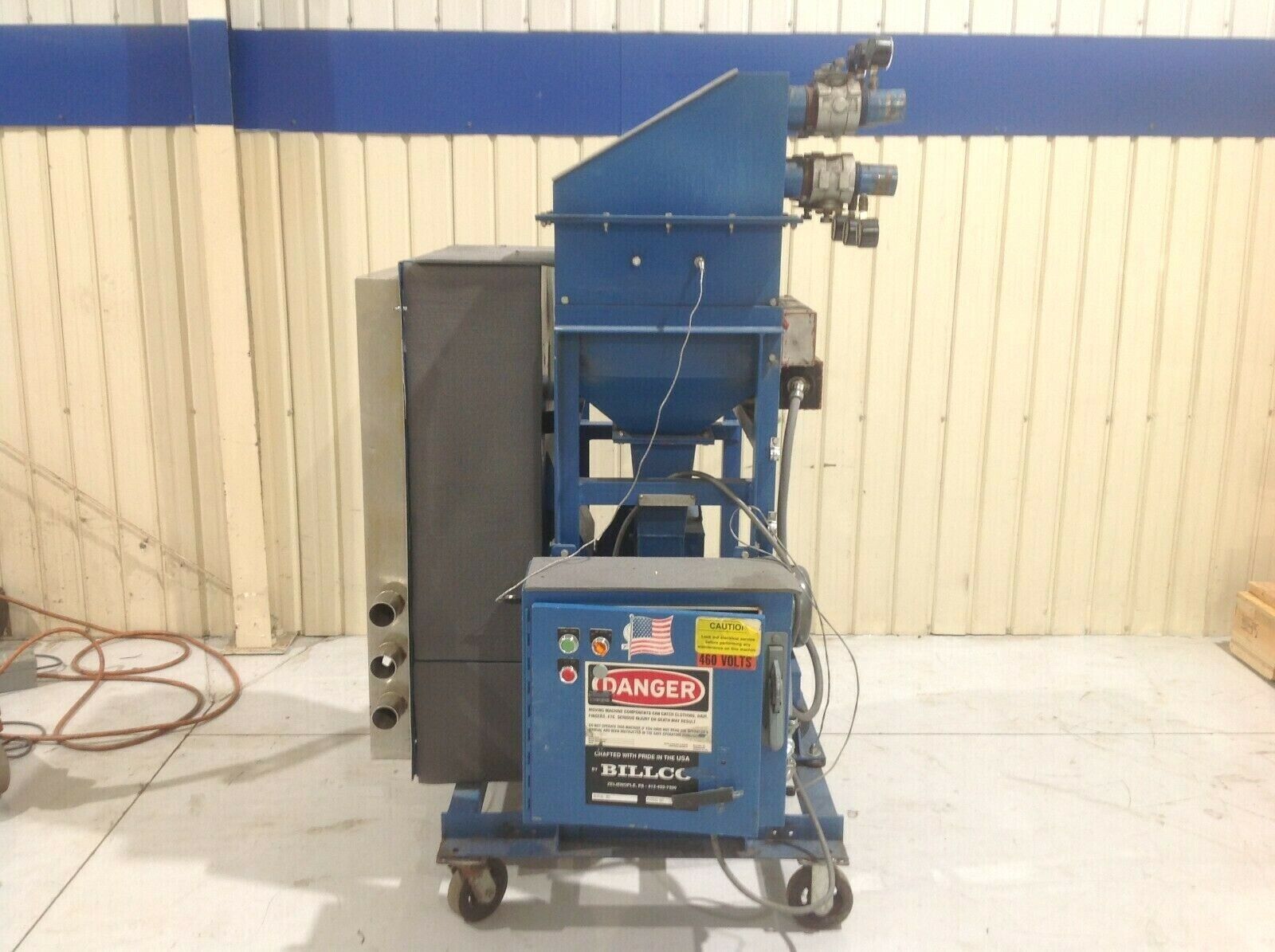 Bilco Heated Air Blower 460V with Chromalox CAB1511SSXX and Baldor M3613T - For parts or not working - Maverick Industrial Sales