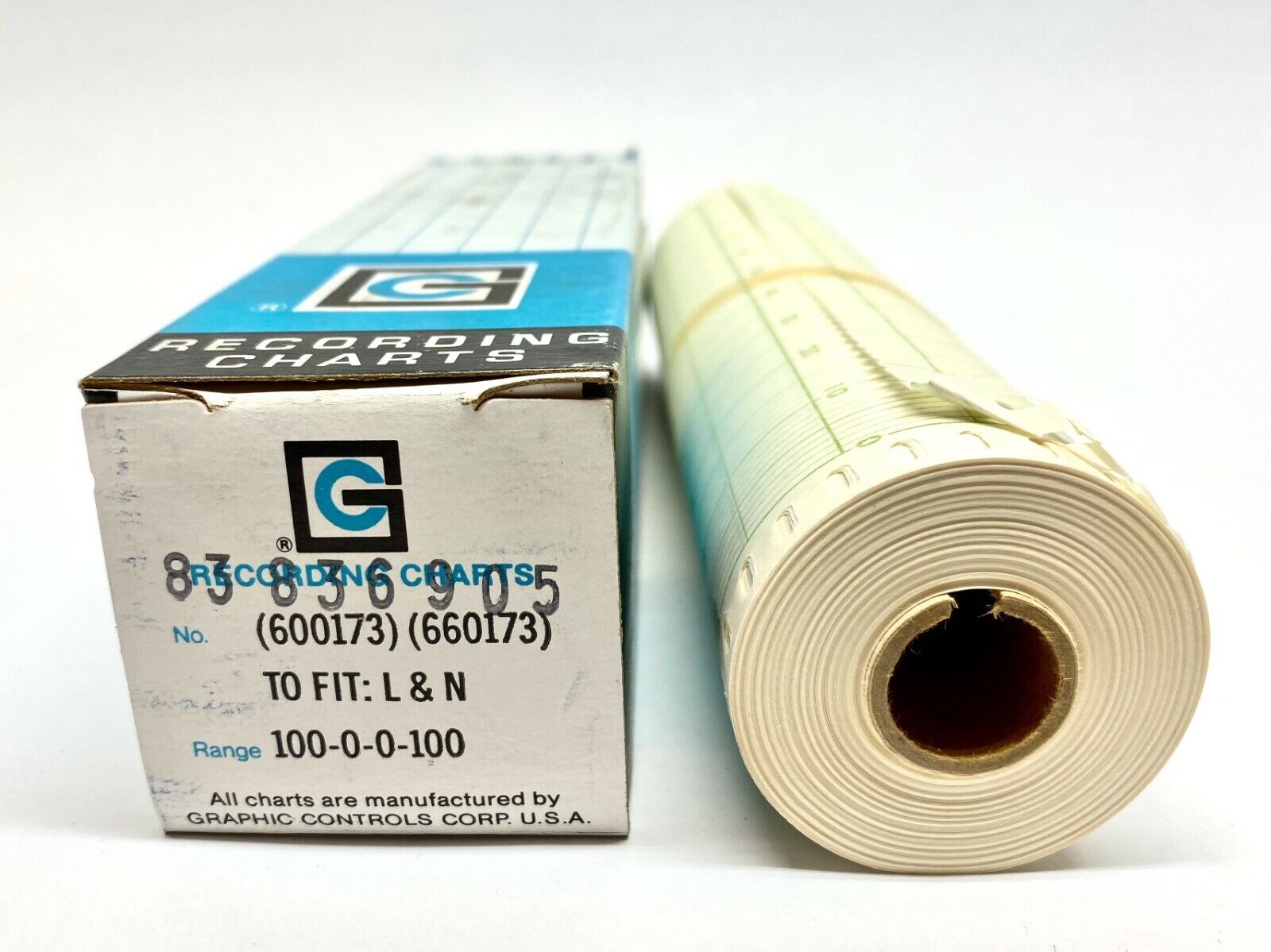 600173 | Graphic Controls Chart Paper 100-0-0-100 Range - New - Maverick Industrial Sales
