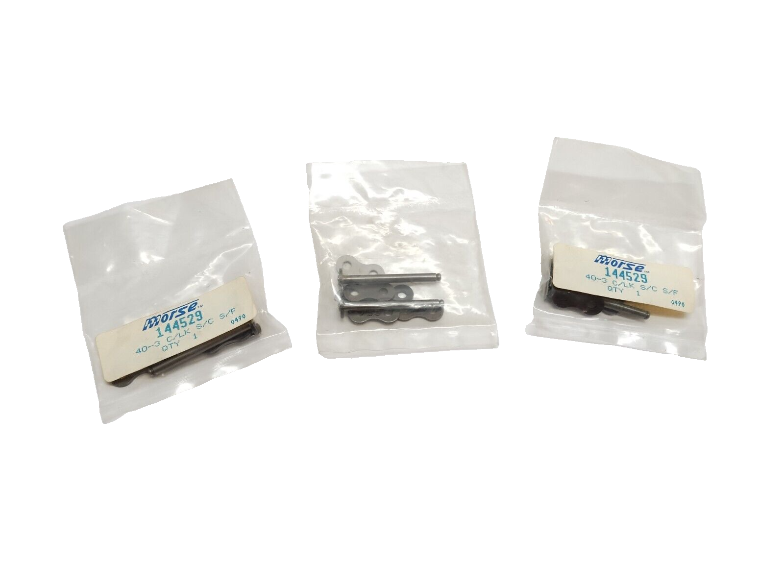 144529 | Morse Chain Connecting Link 403 C/LK S/C S/F LOT OF 3 - New - Maverick Industrial Sales