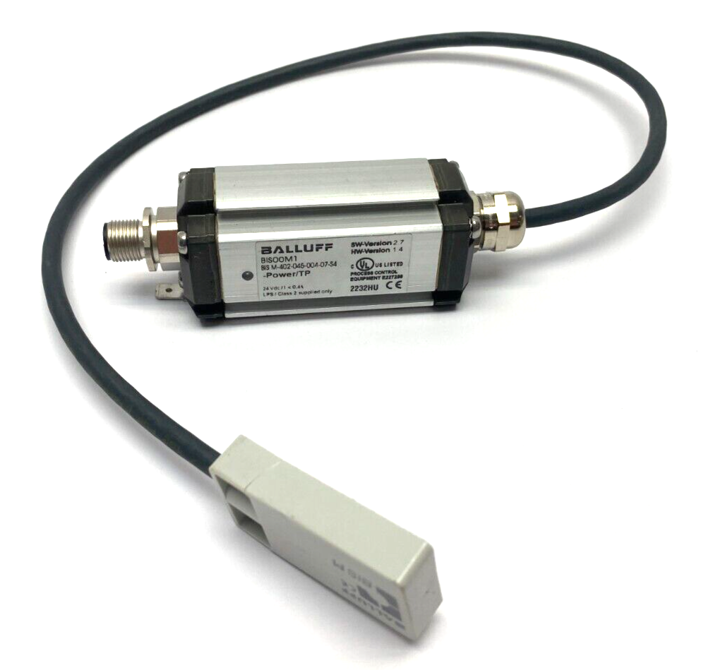 Balluff BIS M-402-045-004-07-S4 HF RFID Head Processor Unit BIS00M1 BROKEN HEAD - For parts or not working - Maverick Industrial Sales