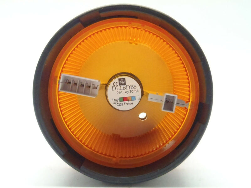 Telemecanique XVB C35 Yellow Amber Stack Light Lens w/ DL1BDB8 LED Bulb - Maverick Industrial Sales